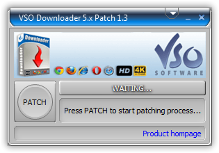 VSO Downloader 5.x Patch v1.3  Image