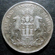 5 marcos - Alemania - 1900 - Hamburgo ciudad hanseática 5_marcos-1900-ab