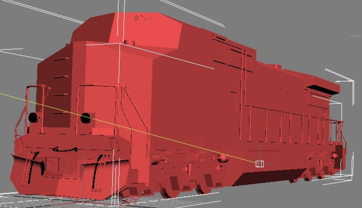 É possível, exportar do SketchUp, para o 3DSMax? Locomotiva_Sketch_Up_5