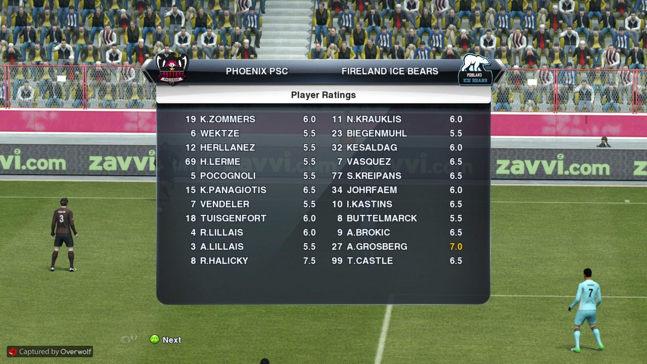 GM20 Phoenix PSC - Fireland Ice Bears, GM21 Riga Wolves FC - BZ Valmiera Pro_Evolution_Soccer_2013_12_11_2014_19_21_55