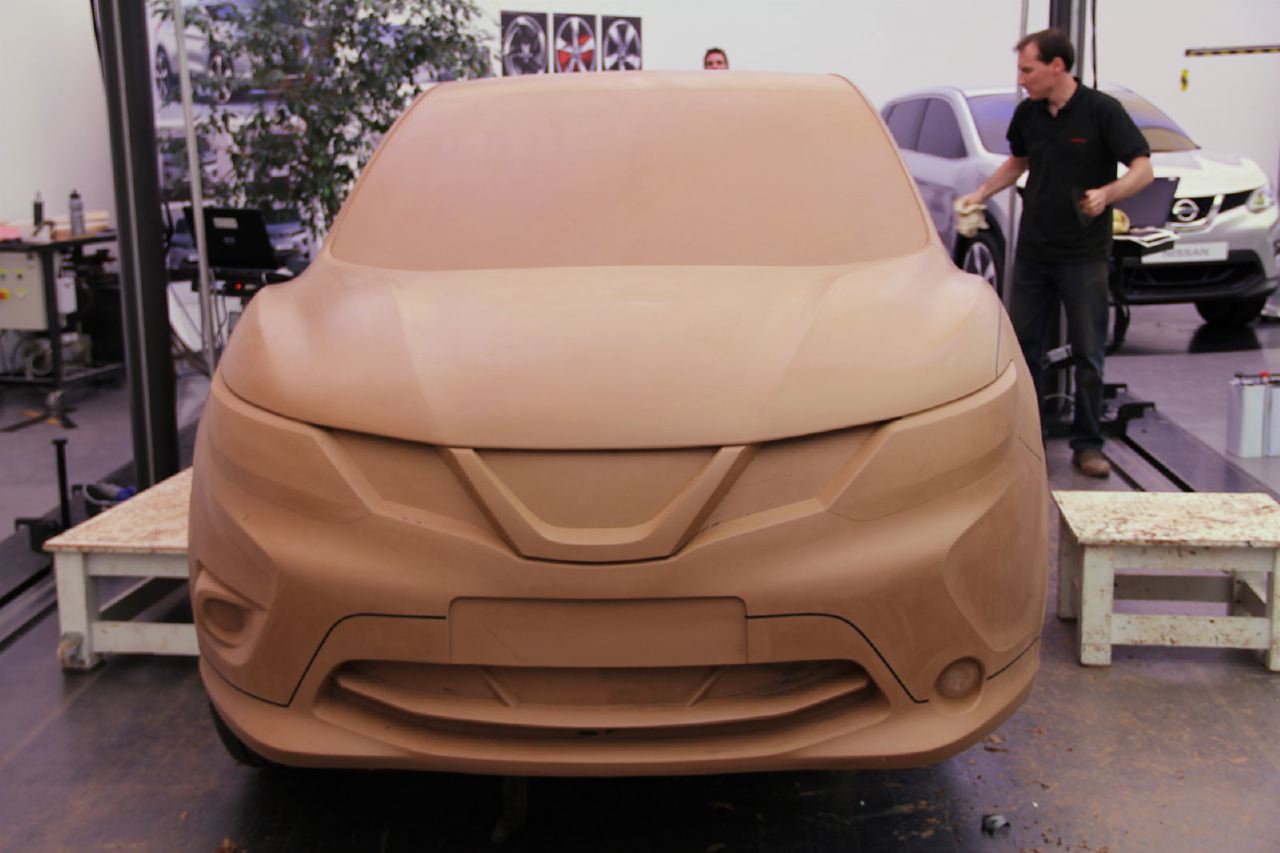 [Présentation] Le design par Nissan / Infiniti Nissan_qashqai_clay_model