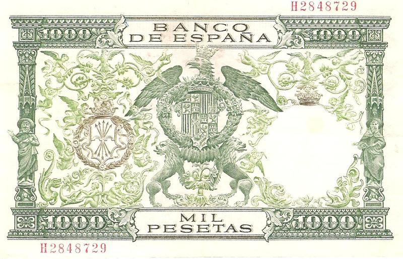 1000 pesetas de 1957 Image