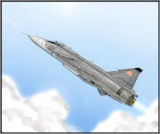 SAAB-MBB Project J 37X "Snabel-Viggen" Airfix 1:48 scale J_37_X_Snabelviggen_gjord_av_Robert_Westerberg_i