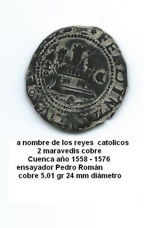 2 Maravedís a nombre de los Reyes Católicos. Image