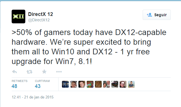 DirectX 12 exclusivo do windows 10  Jhonnysnipertf2