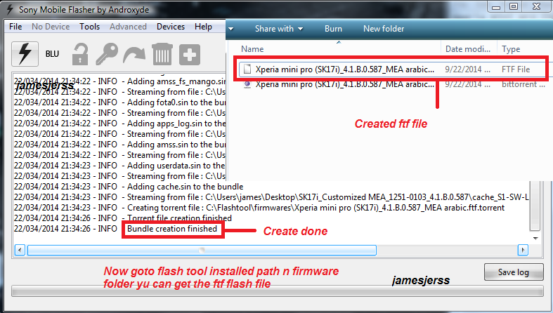 Tutorial Create sony ftf flash files by yur own (firmware Downloader included) Image