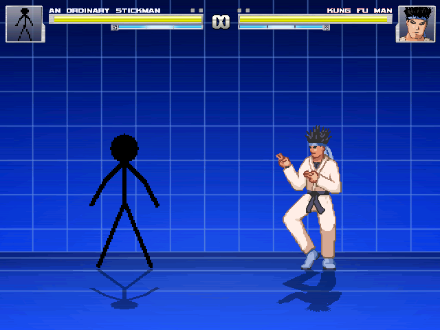 New Year Surprise ! BlueSpiderX's First (Self-made) Char: An Ordinary Stickman Mugen000