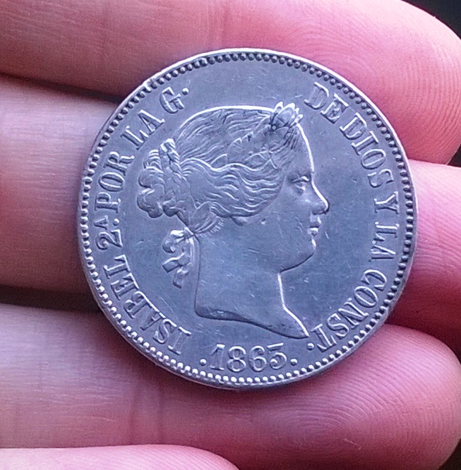 10 reales 1863 Madrid, Isabel II WP_20150102_003