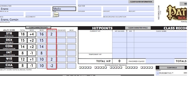 Como crear un personaje en Pathfinder (aka D&D 3.75) Stats2