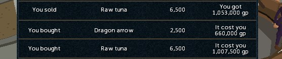 FarSayCat's Very very low wealth log!  Rawtuna