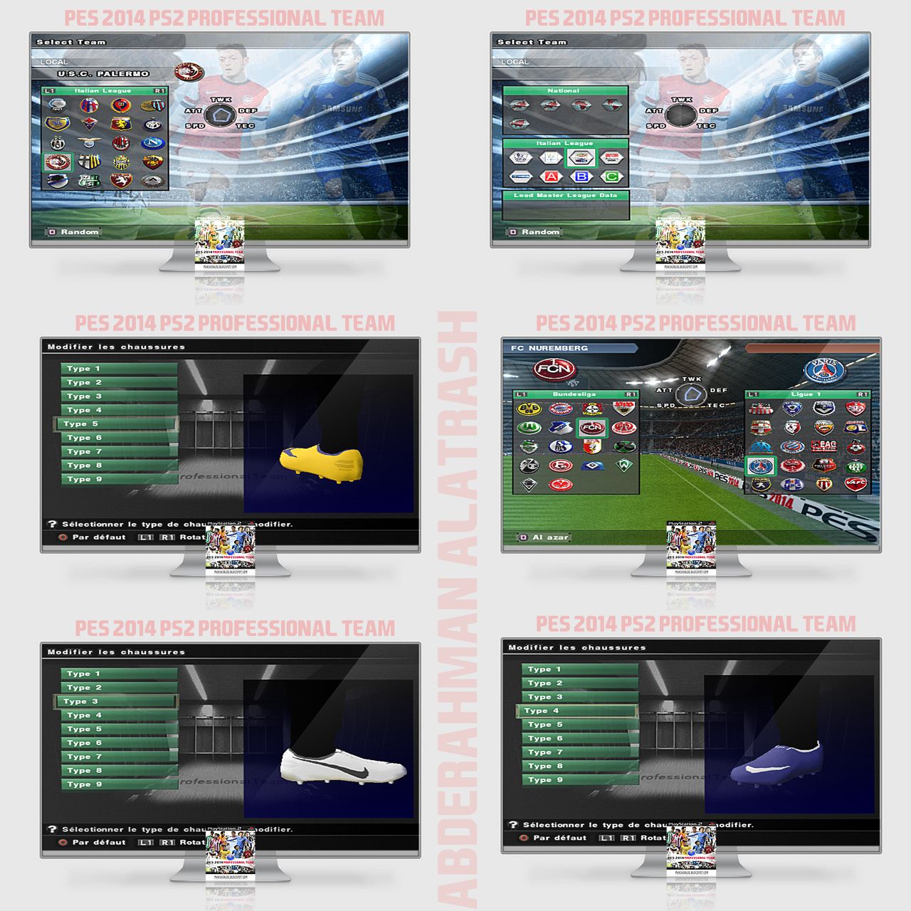 pes 2014 ps2 professional team comentaire francais Image