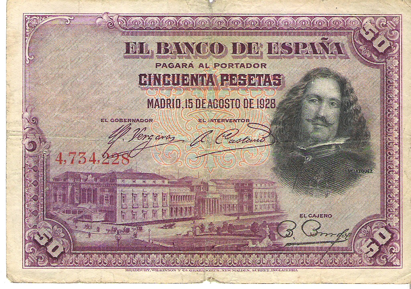 50 pesetas de 1928  Image