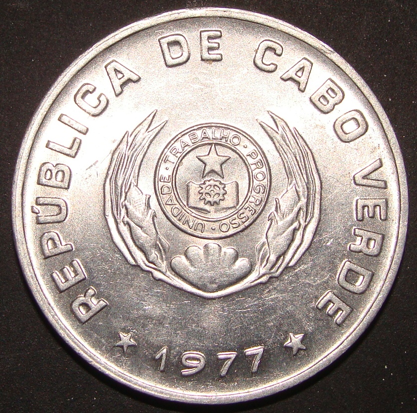 50 Centavos de Escudo. Cabo Verde (1977) CBV_50_Centavos_Escudo_1977_anv
