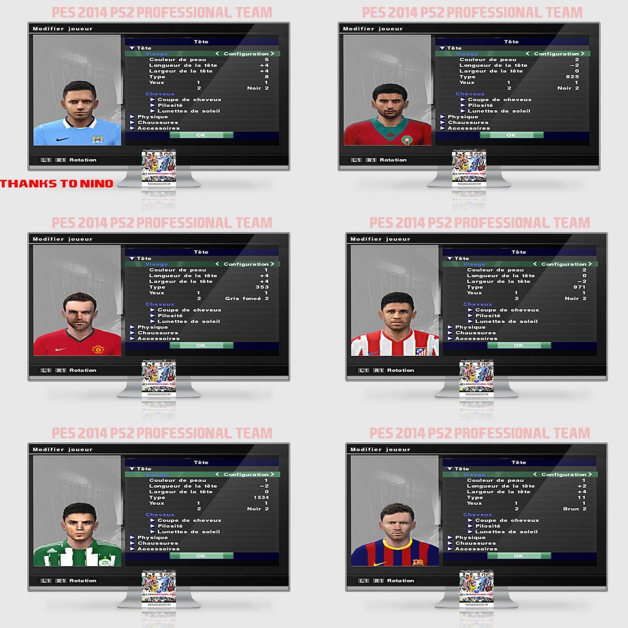 pes 2014 ps2 professional team comentaire francais Image