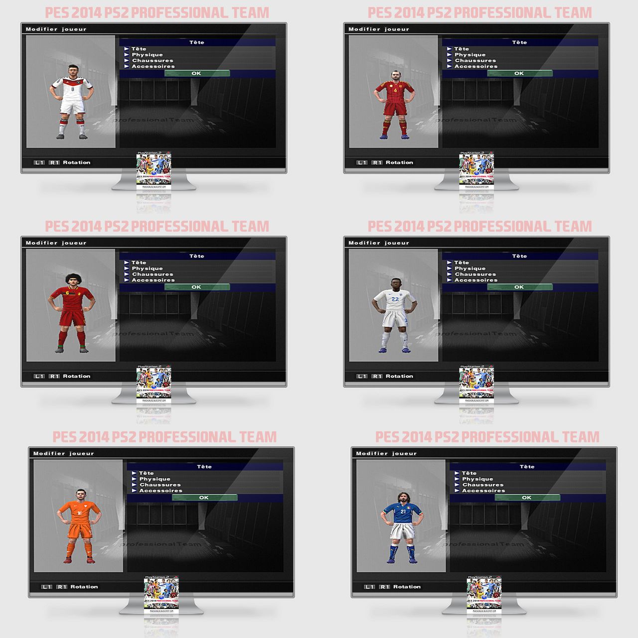 Pes 2014 Ps2 Professional Team Version French Image