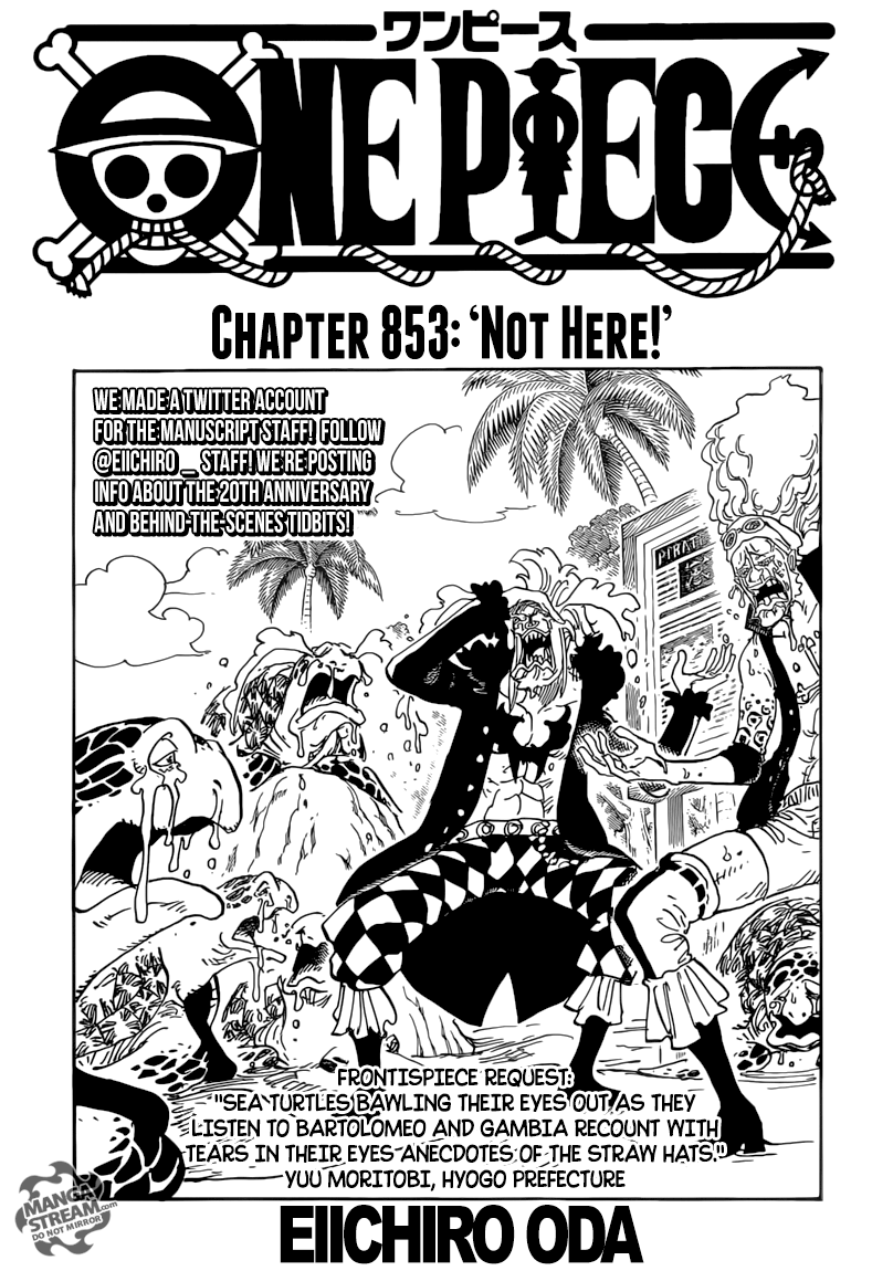 [BẢN ENG] One Piece Chapter 853: Không ở đây 01