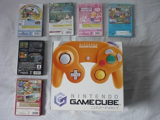 [ESTIM] GAME CUBE JAPONAISE + JEUX MARIO LUIGI MICKEY ROCKMAN WARIO P1020919