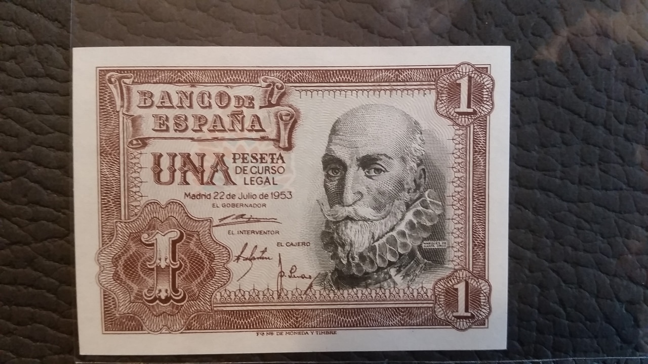 Colección de billetes españoles, sin serie o serie A de Sefcor pendientes de graduar 20161217_114320