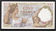 100 francos Fracia, 1940 "Sully" Fr1