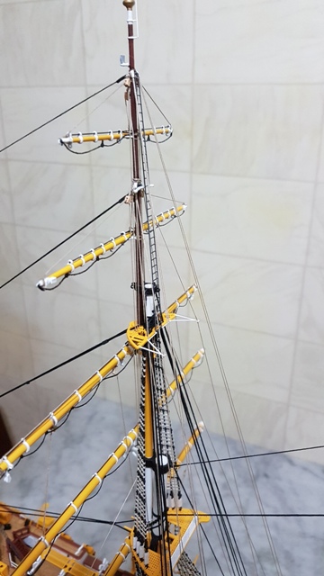 amerigo  https - modellistinavali forumattivo com - Amerigo Vespucci scala 1:100 Hachette - Pennabianca- - Pagina 16 20161218_173725