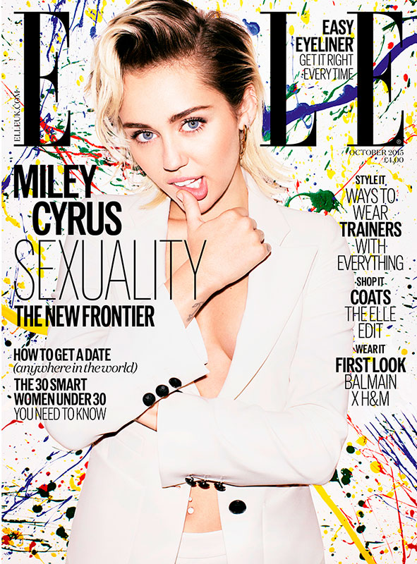 Celebridades [II] - Página 12 Miley-Cyrus-September-2015-Cover-Star-ELLE-UK-COVERMatt-Irwin_1