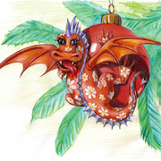 Dragones - Página 8 Xmas_Dragon_s_card