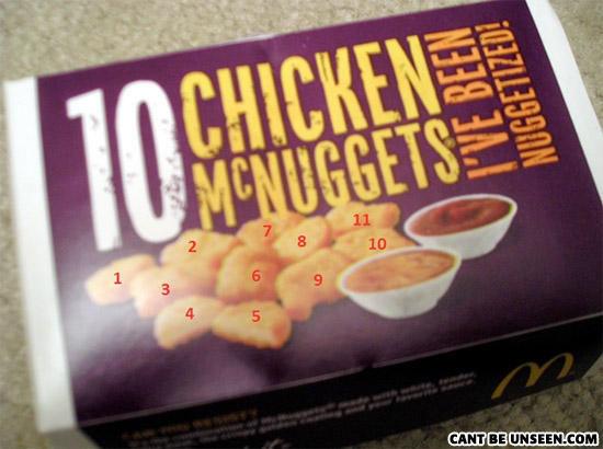 What has been seen... Mcnuggets