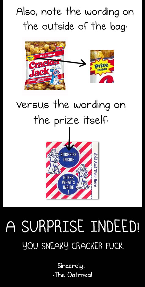 Dear Cracker Jack Caramel Popcorn: Fix Your Crappy 'Prizes'! 4