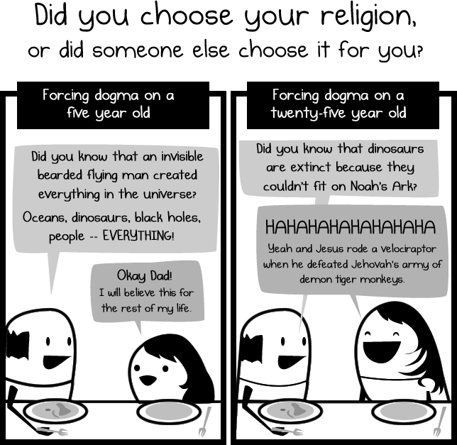 Why Atheists Laugh at Religion Choose