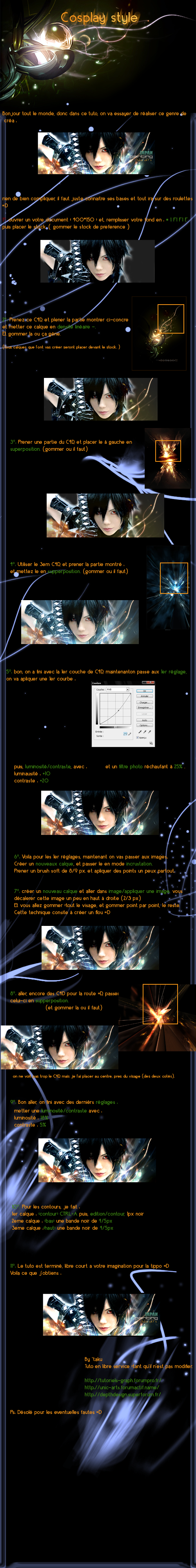 [Photoshop] - Cosplay Style by taku (Confirmé(e)) Tutocosplaystyle