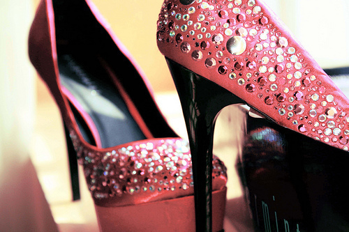 مَجَمُوُعٌة احدية Beautiful-heels-high-heels-pink-shoes-Favim.com-312397