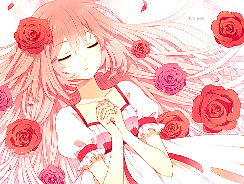 Moyens - Septembre 2012 Anime-girl-closed-eyes-hands-clasped-pink-pink-roses-Favim.com-336271