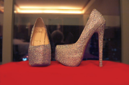 Shoes teens Fashion-girl-glitter-heels-high-heels-Favim.com-344357