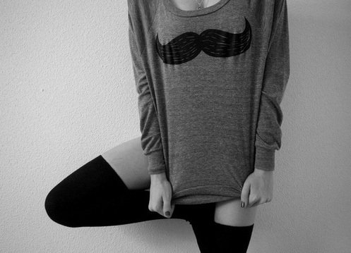 La boutique de Mandy - Página 12 Black-and-white-girl-moustache-photography-Favim.com-357847