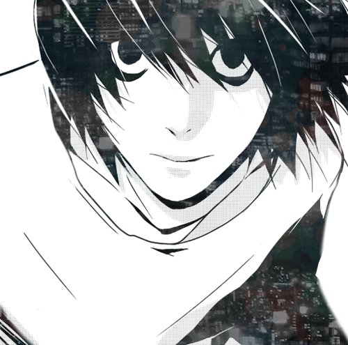 Manga for boys Anime-black-and-white-death-note-l-lawliet-manga-Favim.com-407589