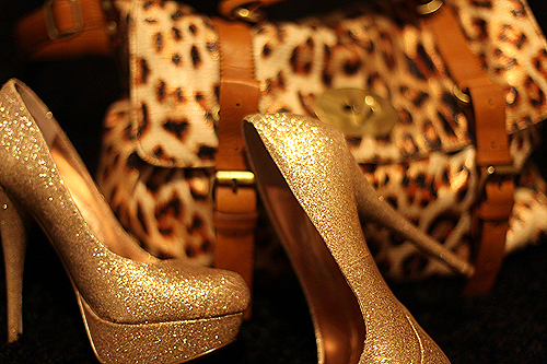     Bag-gold-painted-perfect-shoes-Favim.com-415045