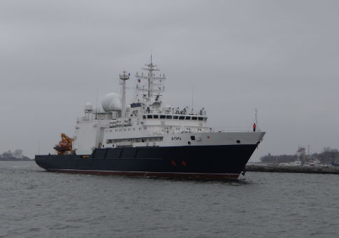 U.S. Shadowing Russian Ship in Atlantic Near Nuclear Submarine Areas Yantar