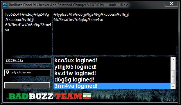 BadBuzz ID CHECKER  Capture