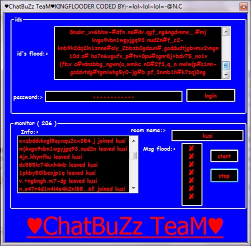 ChatbuzZ TeaM King Flooder FasT Speed v1.0 new {fix debug} King_flooder_v1_0_