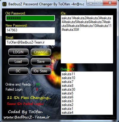 BadbuzZ Password Changer By ToOfan Pw2