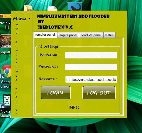  Nimbuzz: Nimbuzzmasters Add Flooder Multi Target+remoter full speed Nbm_add1