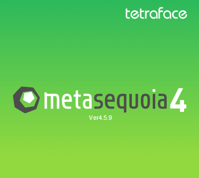 Tetraface Inc Metasequoia 4.5.9 x86.x64 Image