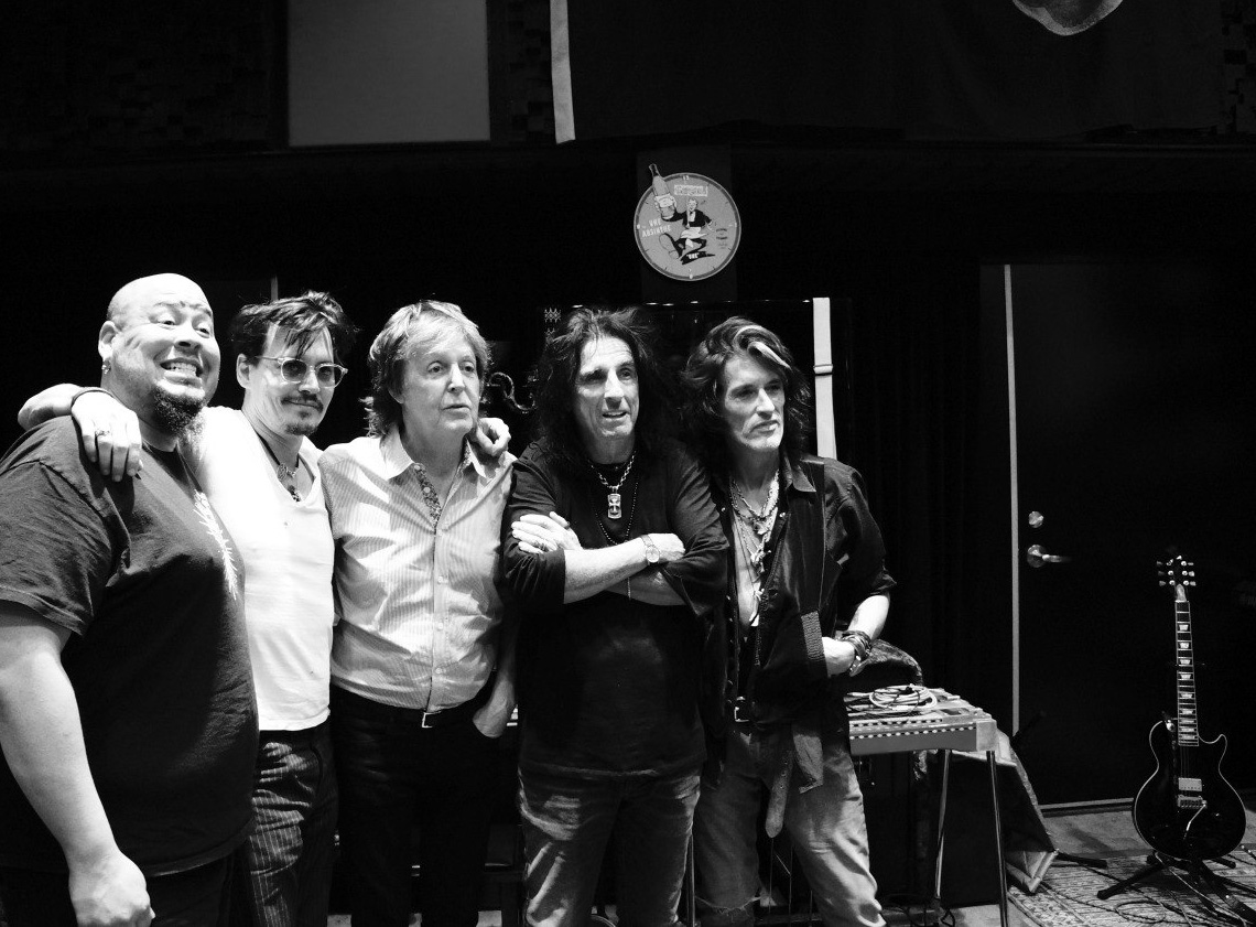 Le groupe Hollywood Vampires . 20150814_1459657