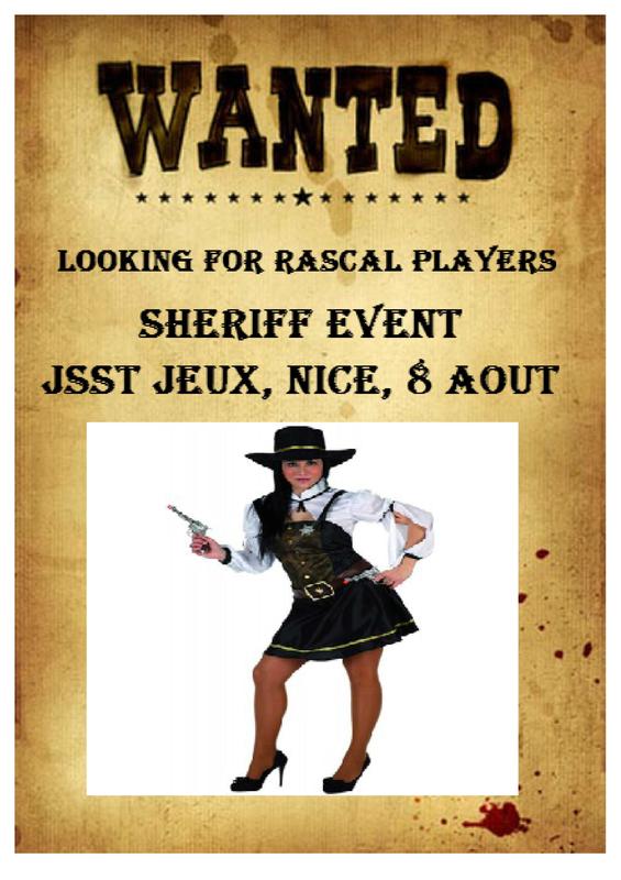 [Nice] Sheriff event - 8 août Sheriff