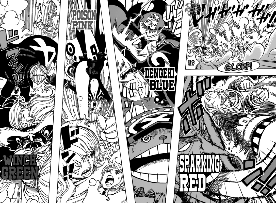 [BẢN ENG] One Piece Chapter 869: 5 anh em siêu nhân :v 10-11