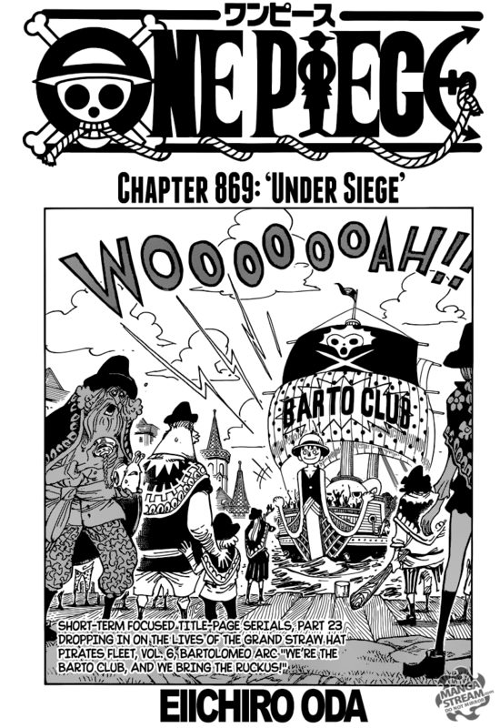 [BẢN ENG] One Piece Chapter 869: 5 anh em siêu nhân :v Image