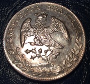 8 reales de México 1895 AM CIUDAD DE MEXICO Image