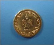 1 peso Maximiliano MEXICO , oro ? Image
