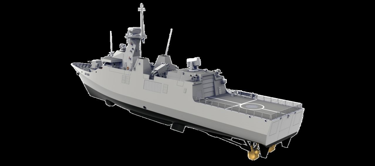 para - Diseño Damen de 2 generacion para Patrullas Oceanicas y/o Corbetas - Multimodal Sigma_Corvette_83132