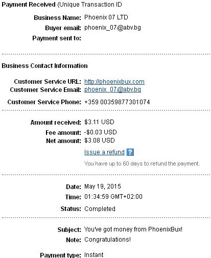 Phoenixbux  Phoenixbuxpayment